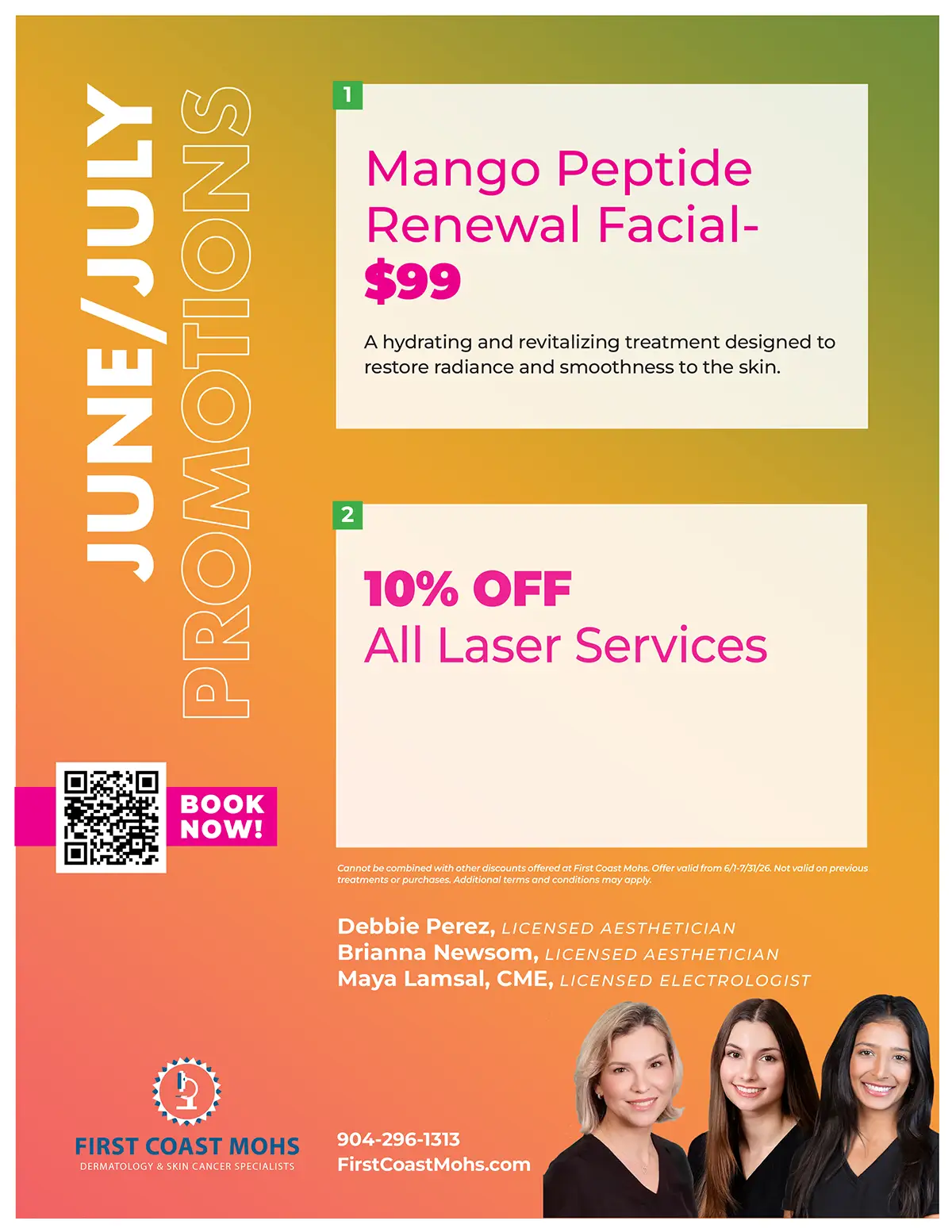 June & July Promotions